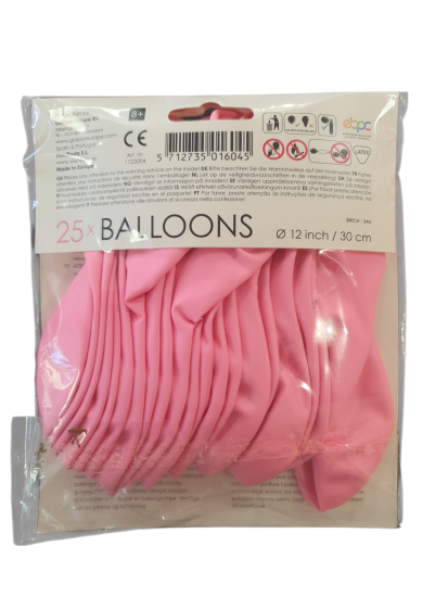 Roze Ballonnen 25 stuks