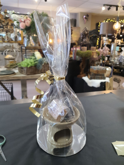 Geurbrander met Amberblokje