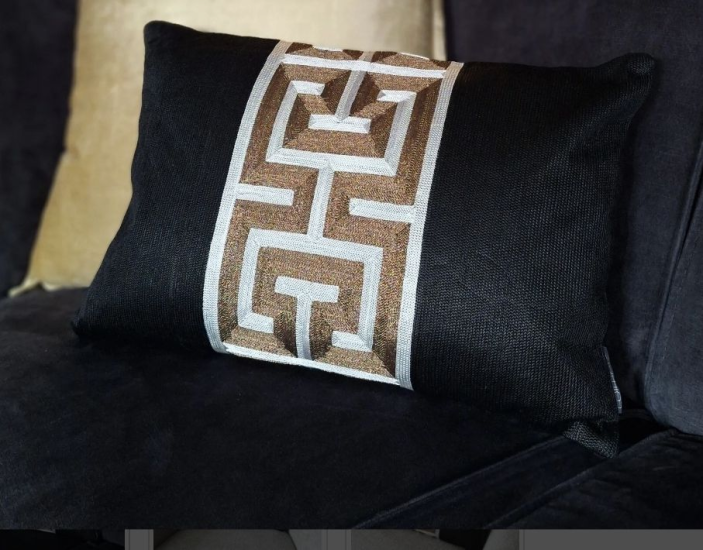 Colmore kussen Black Gold