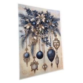 Reispapier Kerstballen A4