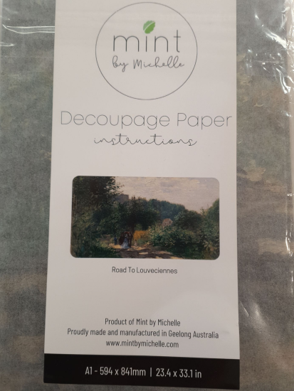 Reispapier A1 Road to Louveciennes