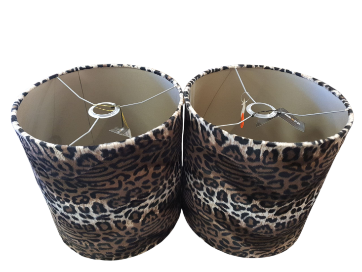 Tijgerprint Lampenkappen set