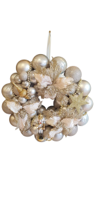 Kerstkrans met notenkraker