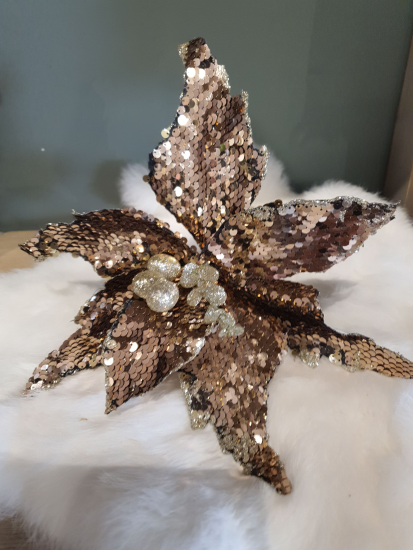 Kerstster goud zilver Clayre &Eef