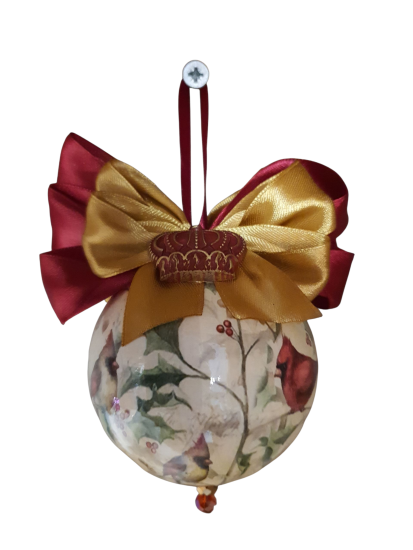 Luxe kerstballen handgemaakt 