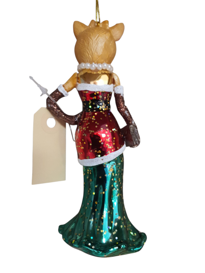 Prachtige kersthanger glas