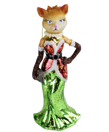 Prachtige kersthanger glas