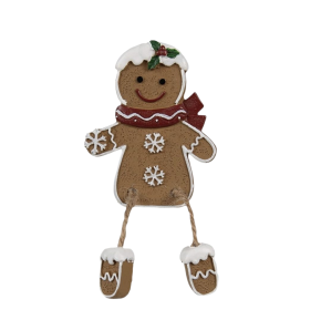 Kerstdecoratie Gingerbread man 6x2x12