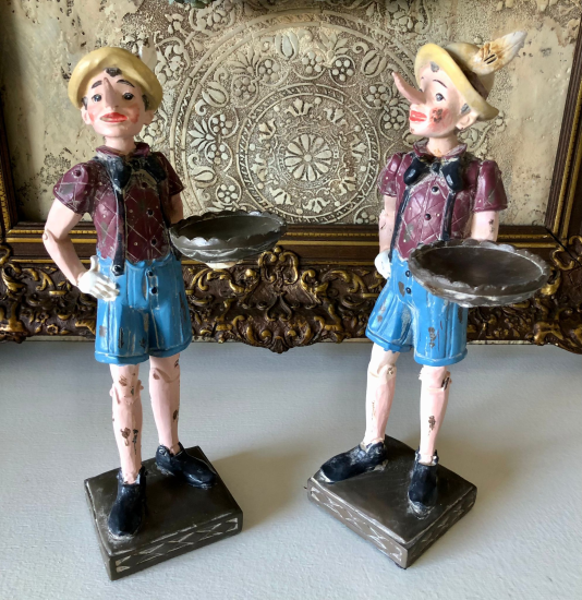 Decoratie Beeld Pinokkio 14x10x31 cm