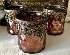 Theelichthouder PTMD 11x14 cm