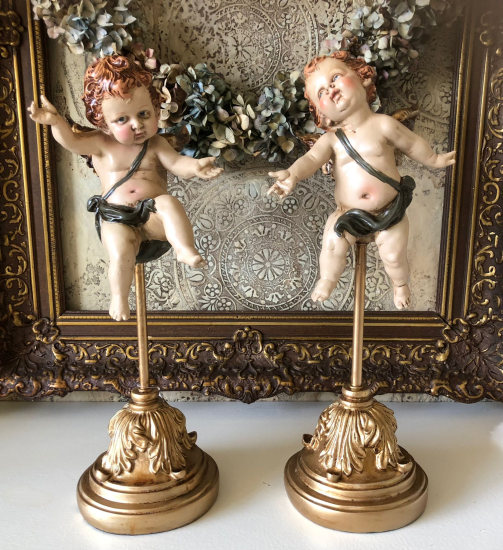 Set engelen  dutch style op voet