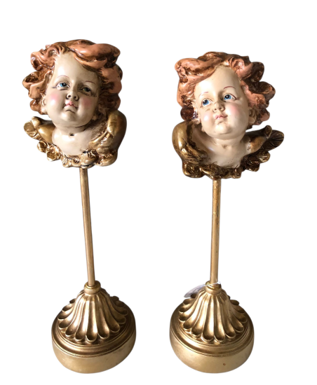 Set Baroque engelen op standaard