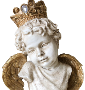 Buste Engel met kroon
