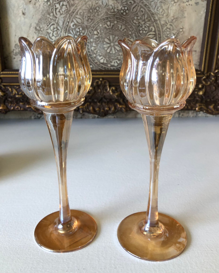 Set tulp theelichtjes