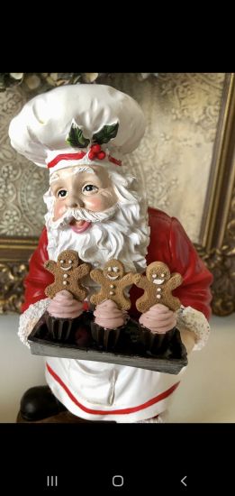 Kerstman met Gingerbread koekjes