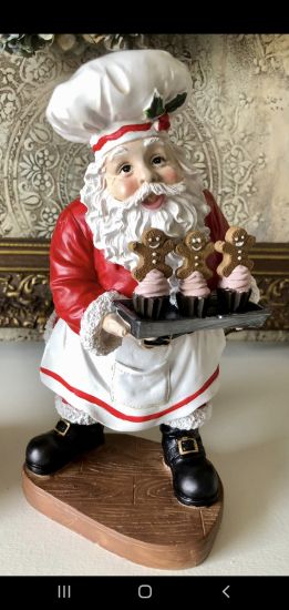 Kerstman met Gingerbread koekjes