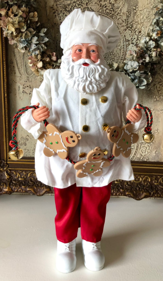 Kerstman met Gingerbread slinger