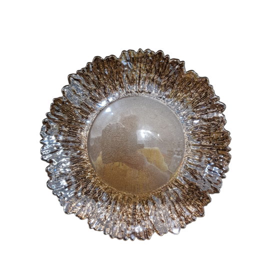 Deco bord goud metalice