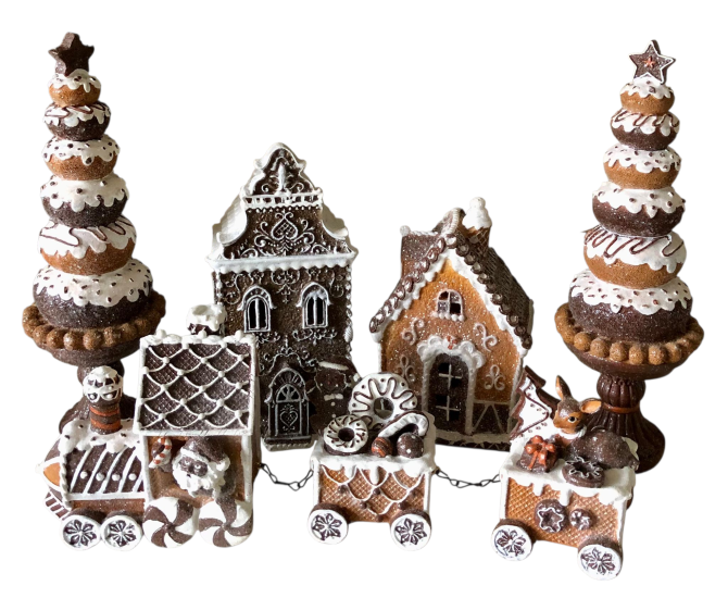 Set Gingerbread kerstboom