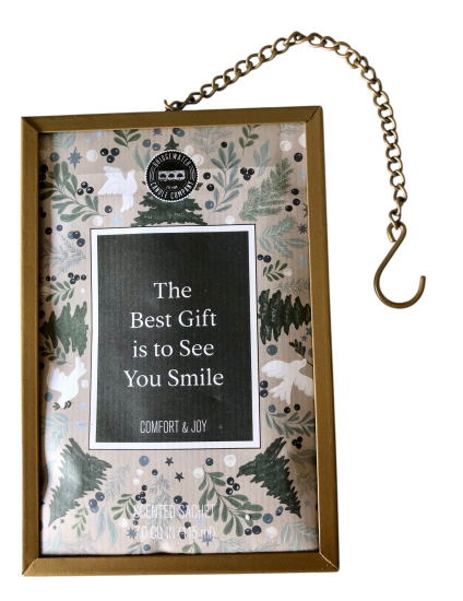 Hanglijste voor geurzakje goudkleurige