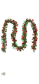 Kerstslinger guirlande 200 cm