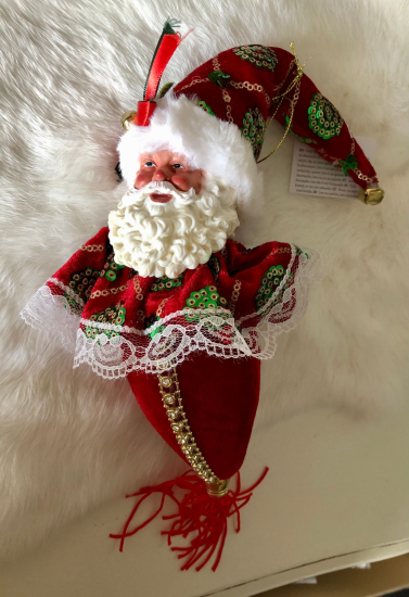 Kerstman hanger rood