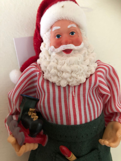 Hanger kerstman met treintje