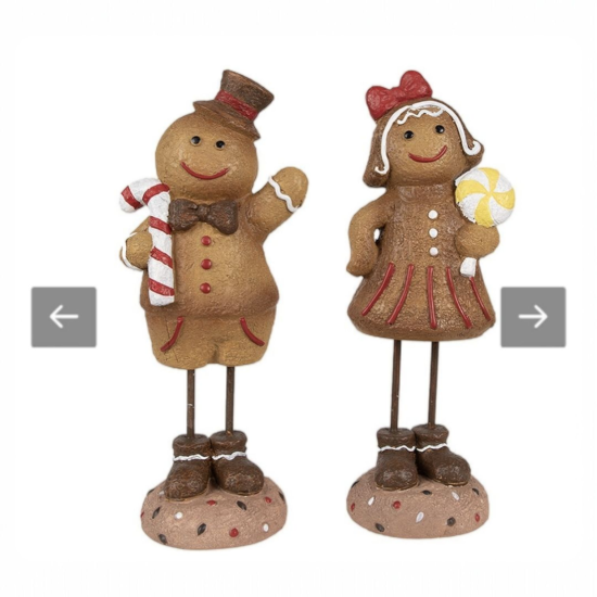 Set Gingerbread poppen