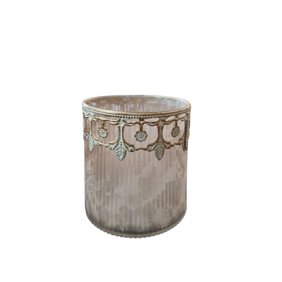 Clayre & Eef theelicht zacht roze