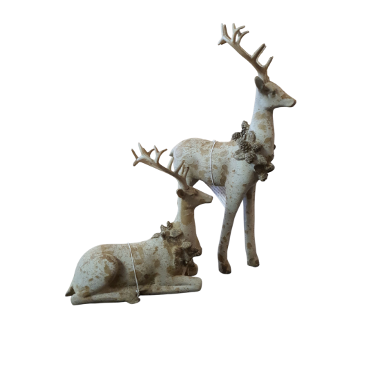 Set van 2 hertjes Clayre &Eef