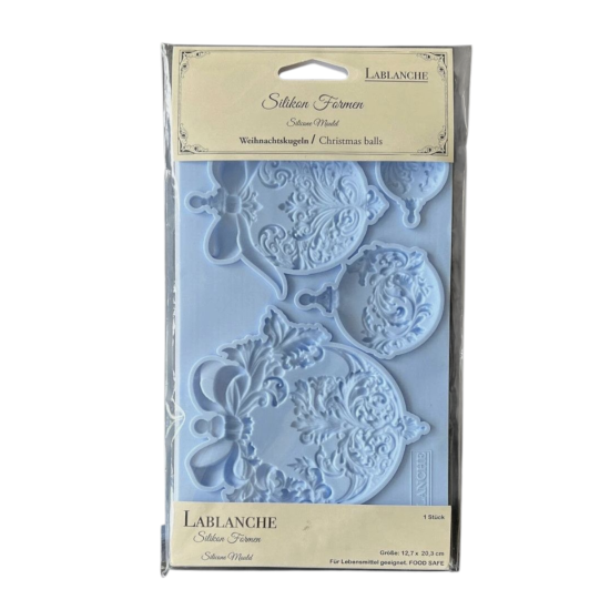 La Blanche sillicone mal kerstballen