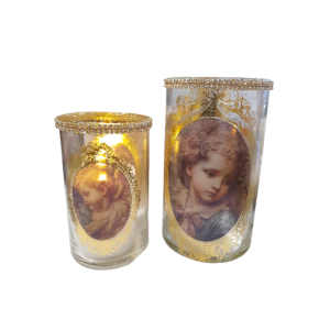 Set Brocante windlichten