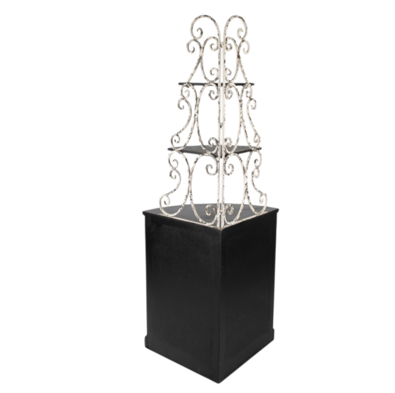 Clayre & Eef Wandkast 78x55x181 cm Zwart Hout