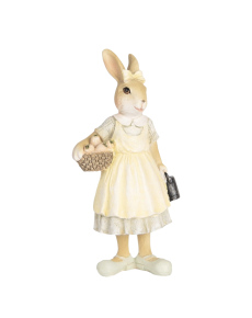 Dame konijn met mandje