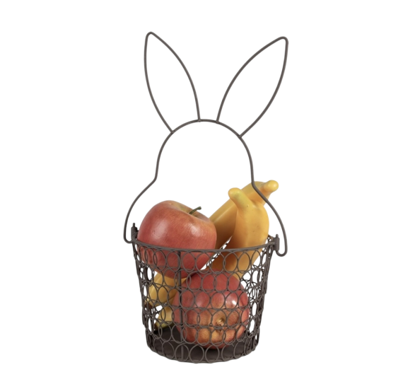 Metalen mandje pasen