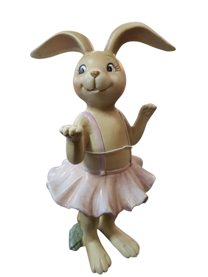 Konijn met jurkje 15 cm