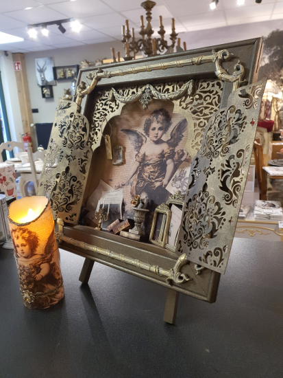 Brocant Engelen tafereel