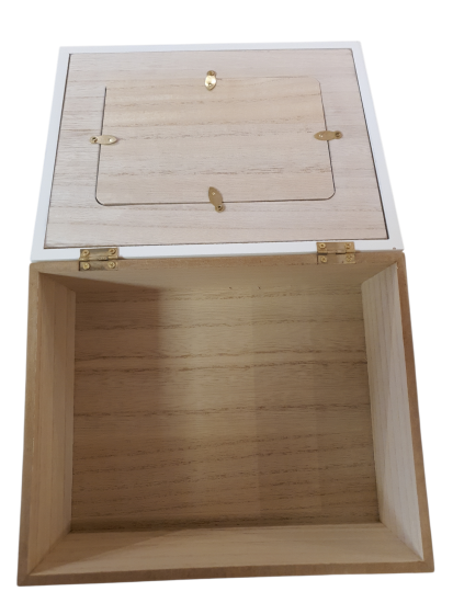 Opbergdoos My First Memories naturel wit