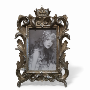 Fotolijst Kroon Zilver 10x15 cm