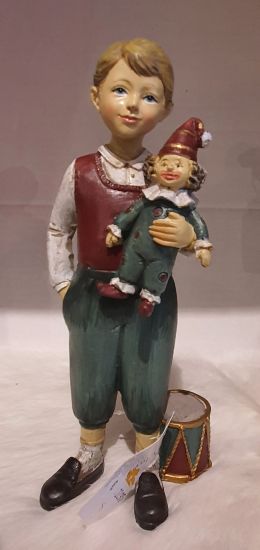 Jongen met Trommel en kind