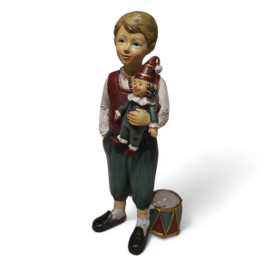 Jongen met Trommel en kind