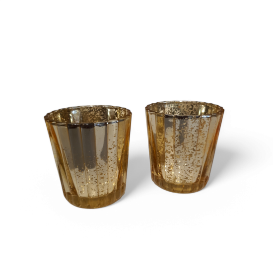 Set Theelichtjes Goudkleurige