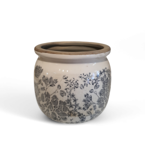 Pot Keramiek Grijs Beige