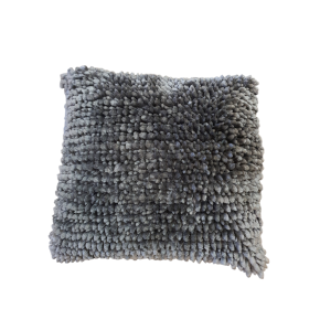 Sierkussen Grijs Hoogpolig