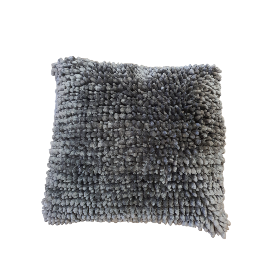 Sierkussen Grijs Hoogpolig