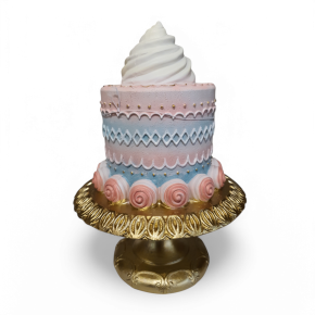 Taart Decoratie Roze & goud