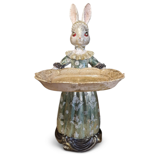 Konijn Dame met Dienblad