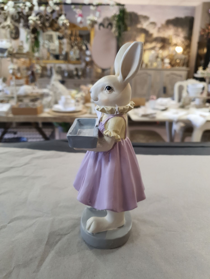 Konijn Dame met Dienblad