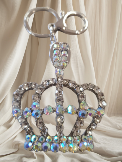 Sleutelhanger Kroon Zilver