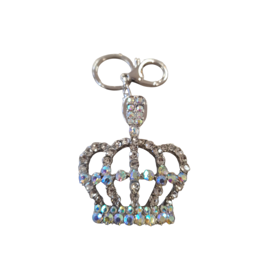 Sleutelhanger Kroon Zilver